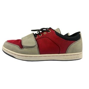 Creative‎ Recreation Cesario Men Red Gray Low Top Sneakers Sz 10.5